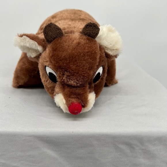 Rudolph The Red Nosed Reindeer 50th Anniversary Plush Toy Stuffed Animal 2014 - Picture 2 of 6